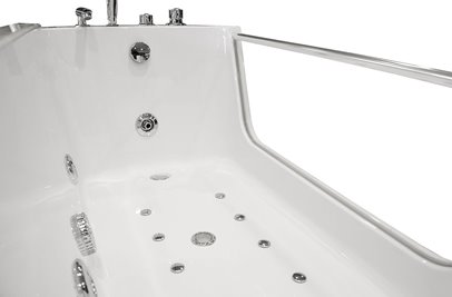 Wanna łazienkowa z hydromasażem Spa prostokątna 170x80 cm MO-0319