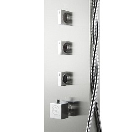 Panel natryskowy Neo Led Corsan bateria termostat