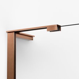 Parawan wannowy kolor miedź szczotkowana 80x150 P-0218-WL Nesta Copper Brushed New Trendy