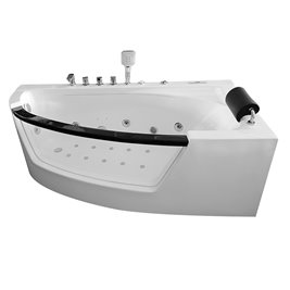 Wanna spa z hydromasażem narożna 170x85 cm MO-0076 PRAWA