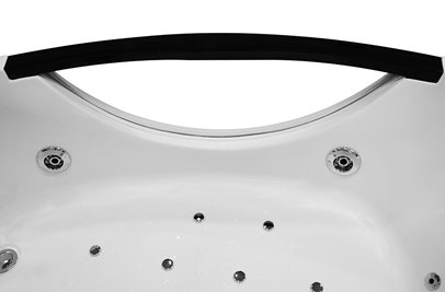 Wanna z hydromasażem narożna 169x90 cm lewa MO-0024