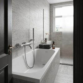 Chromowana bateria wannowa Rea Venti chrom REA-B9752 zdjęcie 6