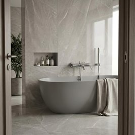 Chromowana bateria wannowa Rea Venti chrom REA-B9752 zdjęcie 8
