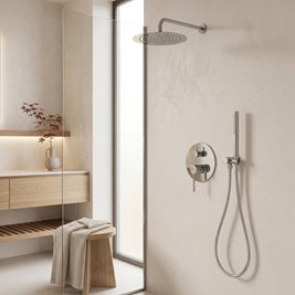 Chromowany zestaw prysznicowy podtynkowy Rea box Venti chrom REA-P8714 zdjęcie 5