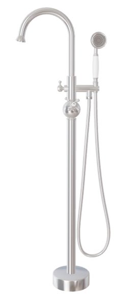 Bateria wannowa wolnostojąca Retro chrom Besco BW-RI-CH