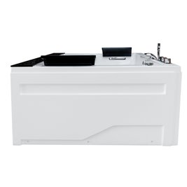 Wanna z hydromasażem prostokątna do zabudowy + obudowa Kalambo BL 190x150 cm