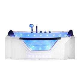 Wanna z hydromasażem przyścienna 170x76 cm Uran 931 Hydrosan