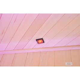 Sauna fińska 5-osobowa narożna 150x150 cm piec Harvia 6KW Bodo4