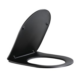 Zestaw podtynkowy stelaż GEBERIT DUOFIX + miska MIZU-MTB-GL-RIM-03 + przycisk DELTA 50 czarny mat