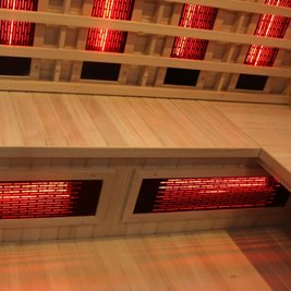 Sauna Combo na podczerwień + fińska 6 osobowa 200x200 cm Moss2 8KW