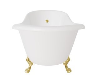 Wanna wolnostojąca 160 nogi złote Otylia Besco WKO-160W+ZL