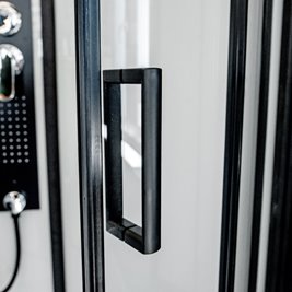 Kabina prysznicowa półokrągła zabudowana 80x80 Puerto