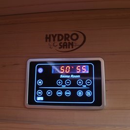 Sauna Combo na podczerwień + fińska 6-osobowa 200x160 cm Helsi2 8KW