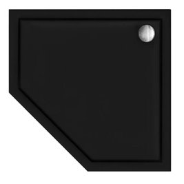 Czarny brodzik pięciokątny 90x90 Diamond Rea zdjęcie 3