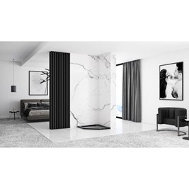 Czarny brodzik pięciokątny 90x90 Diamond Rea zdjęcie 6