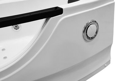 Wanna z hydromasażem narożna 169x90 cm prawa MO-0024