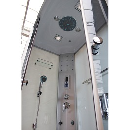 Kabina prysznicowa z hydromasażem 120x80 7106W Lewa