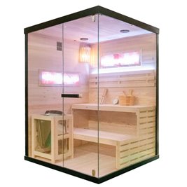 Sauna fińska 4 osobowa wysokotemperaturowa 4,5KW Harvia 140x150 cm Lark3