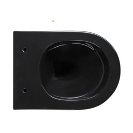 Czarna miska wc złoty rant wisząca Rimless 4.0 MIZU-BL-GL-RIM-03 Hydrosan