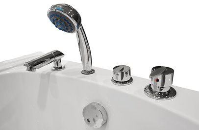 Wanna łazienkowa z hydromasażem Spa prostokątna 170x80 cm MO-0319