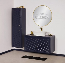 Szafka z umywalką granatowy mat 100 cm seria Cobra G Gante