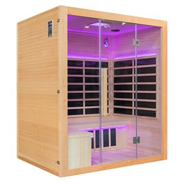 Sauna na podczerwień full carbon 175X130X200CM MO-EA4T-B Mazur