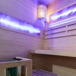 Sauna fińska 2 osobowa wysokotemperaturowa 3,5KW Harvia 120x120 cm Lark2-WD