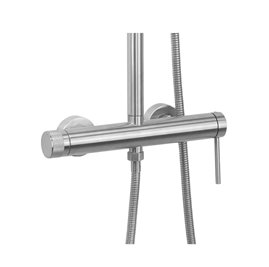 Zestaw prysznicowy natynkowy Inox Foss Clif Rea