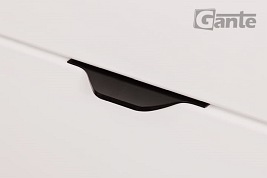 Biała matowa szafka łazienkowa z umywalką 100 cm Victa Gante