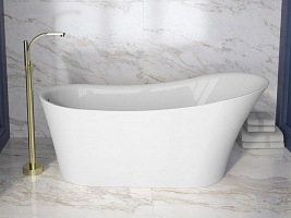 Wanna wolnostojąca korek klik-klak chrom 170 cm Calima Besco