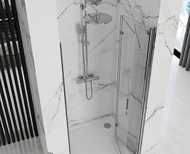 Drzwi prysznicowe składane 80 cm Molier Rea Chrome