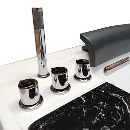 Wanna z hydromasażem 180x100 Montana 925B Hydrosan