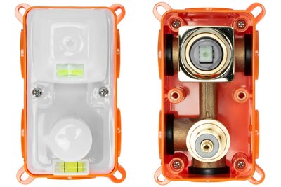 Czarny zestaw prysznicowy podtynkowy Oval Rea