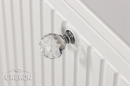 Szafka łazienkowa wisząca z podwójną umywalką biały mat 120 cm Argento Gante