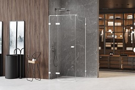 Kabina prysznicowa biała lewa 110x80 cm EXK-2720 Avexa New Trendy White