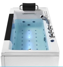 Wanna z hydromasażem 162x75 Gomera 938C Hydrosan