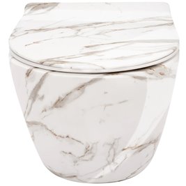 Misa wc wisząca Carlos Rimless Slim Lava Shiny Rea