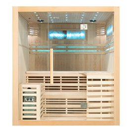Sauna sucha fińska piec 6 KW Harvia BC60 + kamień solny 180X160X200CM MO-EA4-I Mazur