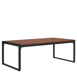 Zestaw mebli ogrodowych metalowych stół, sofa oraz fotele Carter zdjęcie 7