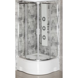 Kabina prysznicowa z wysokim brodzikiem 80x80 Aruba GL Kerra