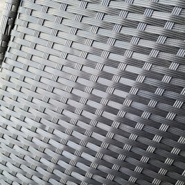 Zestaw mebli ogrodowych z technorattanu sofa, stół, krzesła, pufy Manas