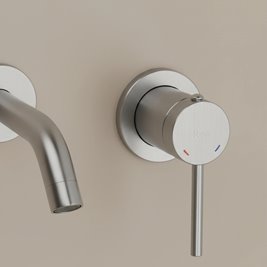 Bateria umywalkowa podtynkowa box Rea Clif Inox