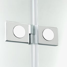 Drzwi prysznicowe składane 100 cm prawe D-0152A/D-0095B New Soleo zdjęcie 5