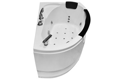 Wanna z hydromasażem narożna 169x90 cm prawa MO-0024