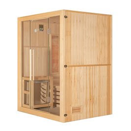 Sauna sucha fińska piec 3,5 KW Harvia BC35 + kamień solny 150X120X190CM MO-EA3S Mazur