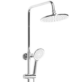 Chromowany zestaw prysznicowy z wylewką Salton Rea