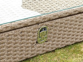 Zestaw mebli ogrodowych z technorattanu Malta Loge Garden