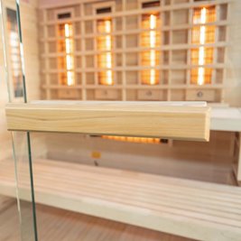 Sauna na podczerwień 4 osobowa + kamienie solne 175X140X200CM MO-EP4RSL Infrared Mazur