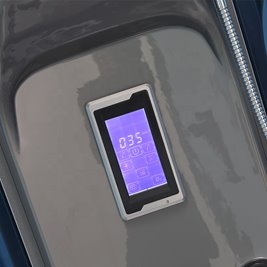 Kabina prysznicowa z hydromasażem i sauną parową zabudowana 100x100 MO-0210GS