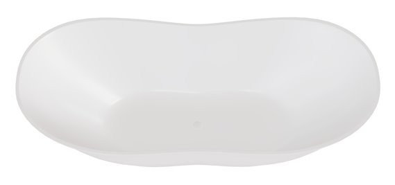 Wanna wolnostojąca 160 cm + klik-klak biały Viya Besco WMD-160-VKW